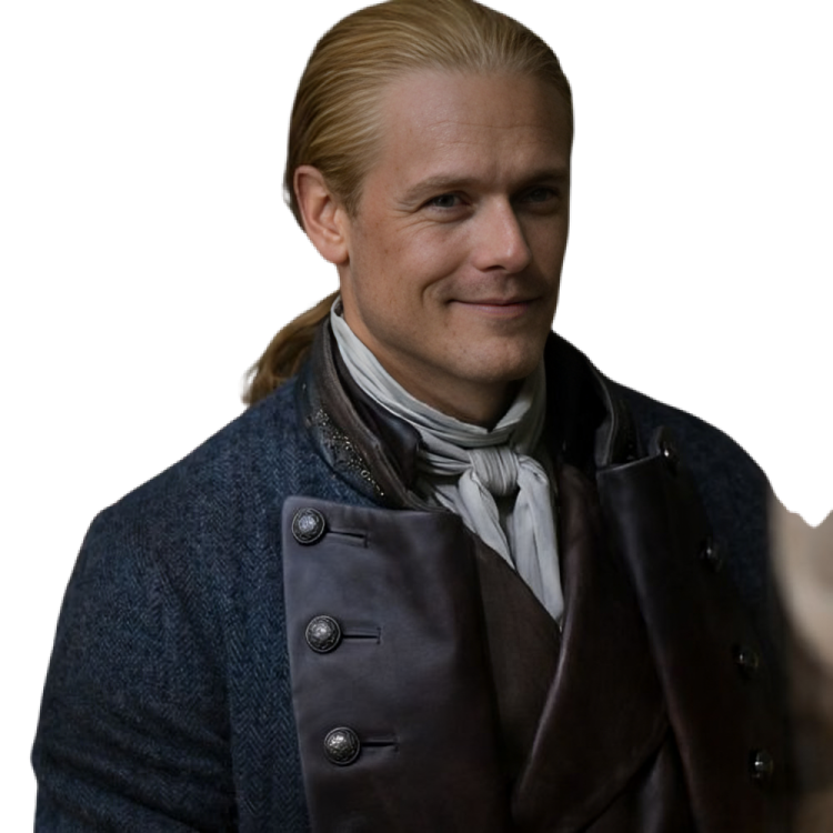 Outlander Jamie Fraser Blue Long Coat - Image 2